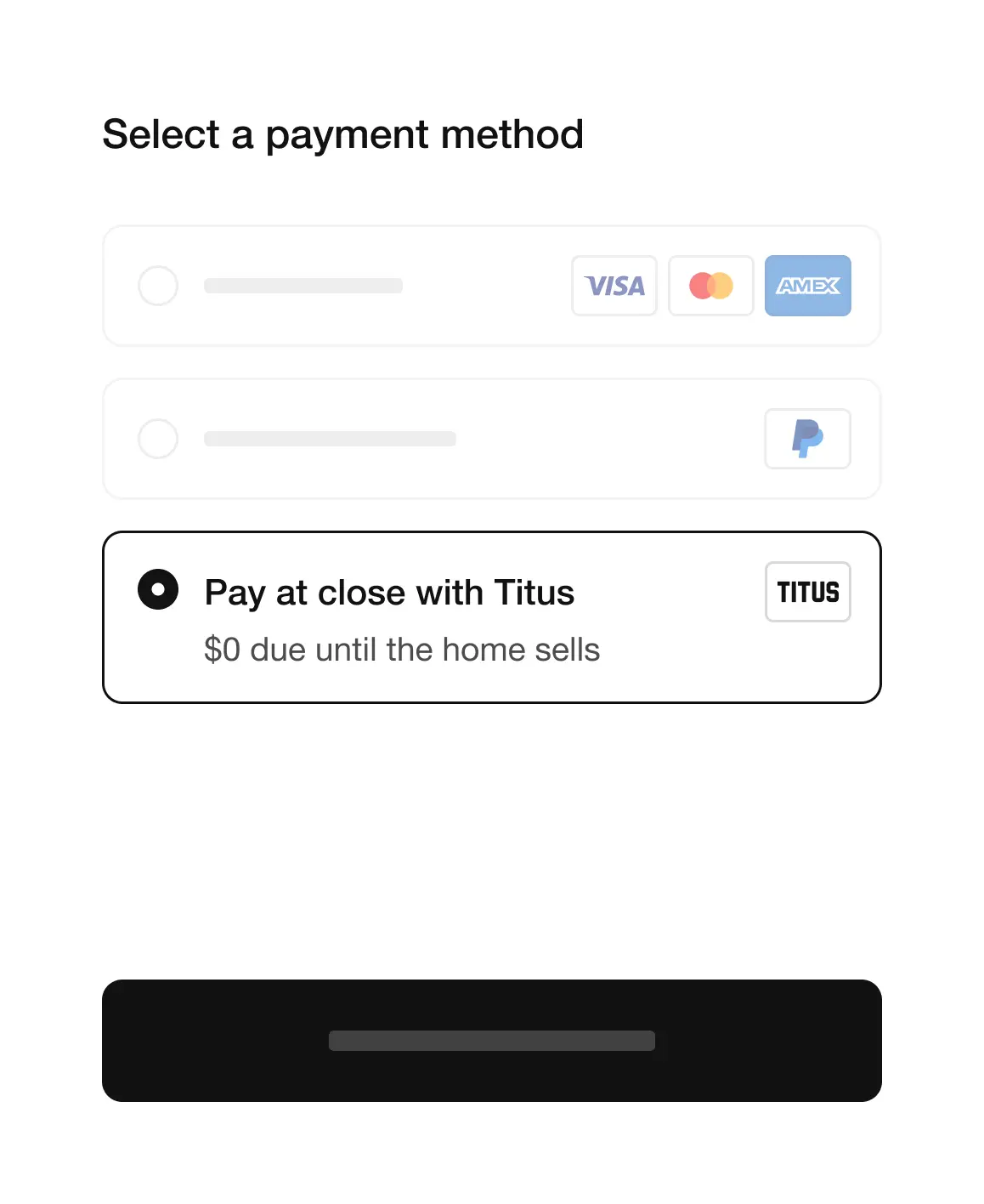 Ways to pay